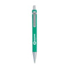 Branded Promotional BOSTON BALL PEN in Green Pen From Concept Incentives.