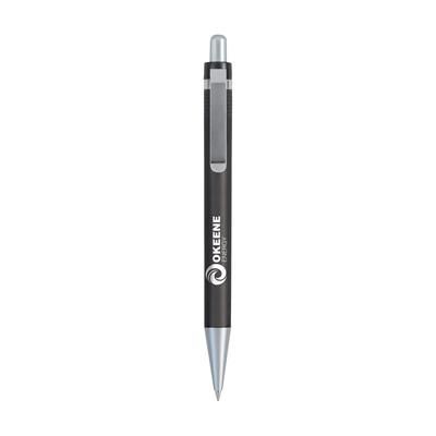 Branded Promotional BOSTON BALL PEN in Grey Pen From Concept Incentives.