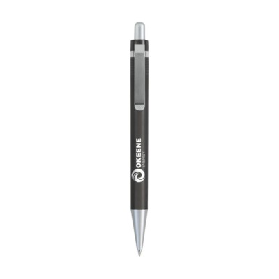 Branded Promotional BOSTON TRANS PEN in Grey Pen From Concept Incentives.