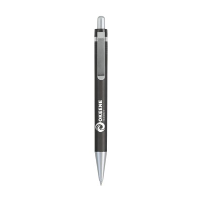 Branded Promotional BOSTON TRANS PEN in Grey Pen From Concept Incentives.