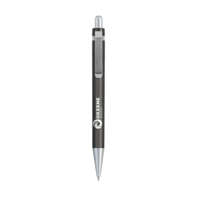 Branded Promotional BOSTON TRANS PEN in Light Grey Pen From Concept Incentives.