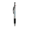 Branded Promotional TRIPLE TOUCH PEN in Silver Pen From Concept Incentives.