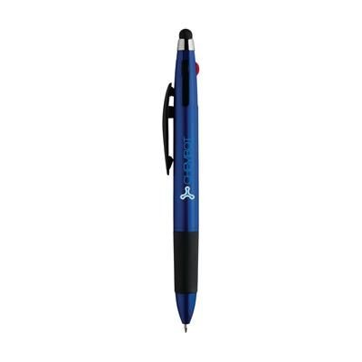 Branded Promotional TRIPLE TOUCH PEN in Blue Pen From Concept Incentives.