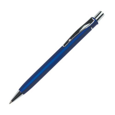 Branded Promotional VERVE METAL BALL PEN in Blue Pen From Concept Incentives.