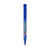 Branded Promotional STILOLINEA S45 CLEAR TRANSPARENT PEN in Transparent Dark Blue Pen From Concept Incentives.