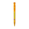 Branded Promotional STILOLINEA S45 CLEAR TRANSPARENT PEN in Transparent Orange Pen From Concept Incentives.