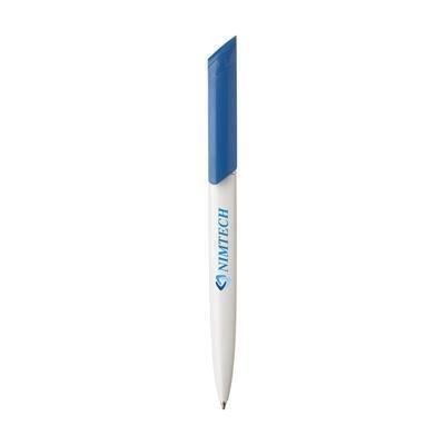 Branded Promotional S-BELLA PEN in Light Blue Pen From Concept Incentives.