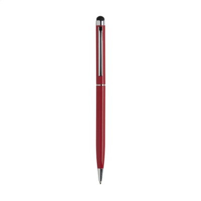Branded Promotional STYLUSTOUCH PEN in Red Pen From Concept Incentives.
