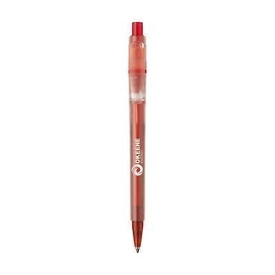 Branded Promotional STILOLINEA BARON 03 ICE PEN in Red Pen From Concept Incentives.