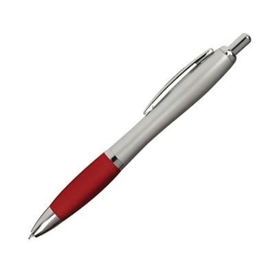 Branded Promotional ST PETERSBURG PLASTIC BALL PEN in Burgundy Pen From Concept Incentives.