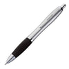 Branded Promotional ST PETERSBURG PLASTIC BALL PEN in Black Pen From Concept Incentives.