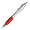 Branded Promotional ST PETERSBURG PLASTIC BALL PEN in Red Pen From Concept Incentives.