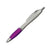 Branded Promotional ST PETERSBURG PLASTIC BALL PEN in Purple Pen From Concept Incentives.