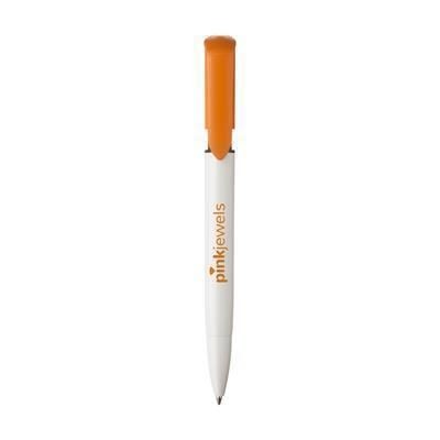 Branded Promotional S40-COLOUR PEN in Orange Pen From Concept Incentives.