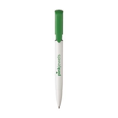 Branded Promotional S40-COLOUR PEN in Green Pen From Concept Incentives.