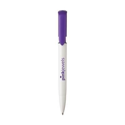 Branded Promotional S40-COLOUR PEN in Purple Pen From Concept Incentives.