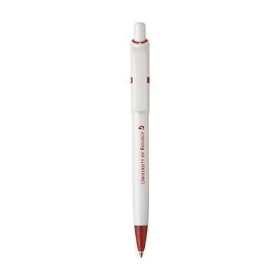 Branded Promotional STILOLINEA DUCAL PEN in Red Pen From Concept Incentives.