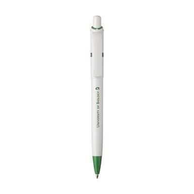 Branded Promotional STILOLINEA DUCAL PEN in Green Pen From Concept Incentives.