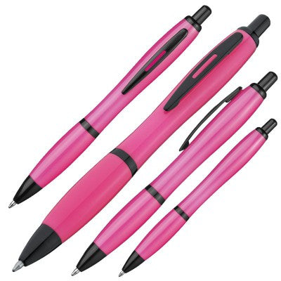 Branded Promotional NOWOSIBIRSK BALL PEN in Pink Pen From Concept Incentives.