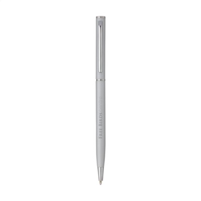 Branded Promotional DELGADO PEN in Silver Pen From Concept Incentives.