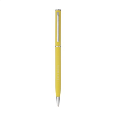 Branded Promotional DELGADO PEN in Yellow Pen From Concept Incentives.