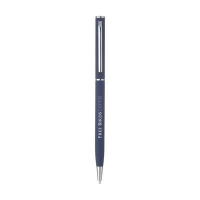 Branded Promotional DELGADO PEN in Dark Blue Pen From Concept Incentives.