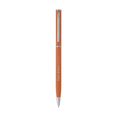 Branded Promotional DELGADO PEN in Orange Pen From Concept Incentives.