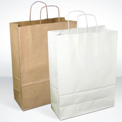 Branded Promotional GREEN & GOOD LARGE BOUTIQUE BAG Carrier Bag From Concept Incentives.