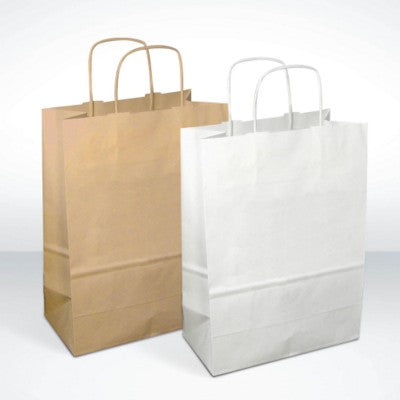 Branded Promotional GREEN & GOOD MEDIUM BOUTIQUE BAG Carrier Bag From Concept Incentives.