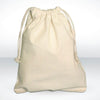 Branded Promotional GREEN & GOOD NATURAL COTTON LARGE DRAWSTRING POUCH Bag From Concept Incentives.