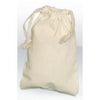 Branded Promotional GREEN & GOOD NATURAL COTTON SMALL DRAWSTRING POUCH Bag From Concept Incentives.