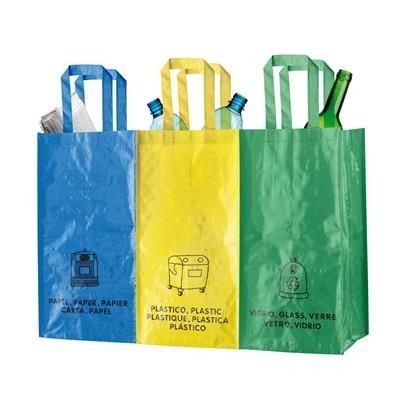 Branded Promotional RECYCLING BAG Carrier Bag From Concept Incentives.