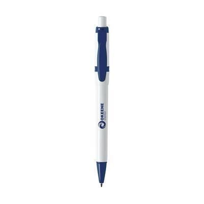 Branded Promotional STILOLINEA OLLY PEN in Blue Pen From Concept Incentives.