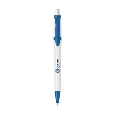 Branded Promotional STILOLINEA OLLY PEN in Light Blue Pen From Concept Incentives.