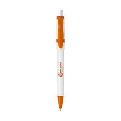 Branded Promotional STILOLINEA OLLY PEN in Orange Pen From Concept Incentives.