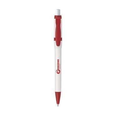 Branded Promotional STILOLINEA OLLY PEN in Red Pen From Concept Incentives.