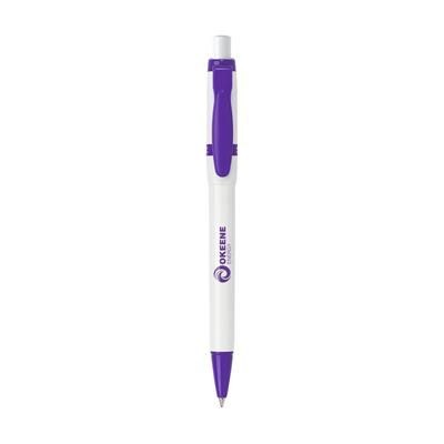 Branded Promotional STILOLINEA OLLY PEN in Purple Pen From Concept Incentives.