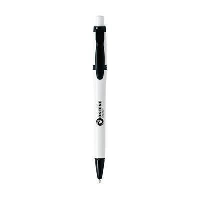 Branded Promotional STILOLINEA OLLY PEN in Black Pen From Concept Incentives.