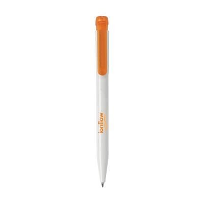 Branded Promotional STILOLINEA PIER MIX SPECIAL PEN in Orange Pen From Concept Incentives.