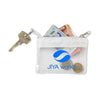 Branded Promotional TRANSPURSE KEY & PURSE in White Purse From Concept Incentives.