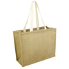 Branded Promotional GREEN & GOOD TAUNTON BUDGET JUTE SHOPPER TOTE BAG in Natural Bag From Concept Incentives.
