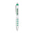 Branded Promotional SILVER MORRIS BALL PEN in Green Pen From Concept Incentives.