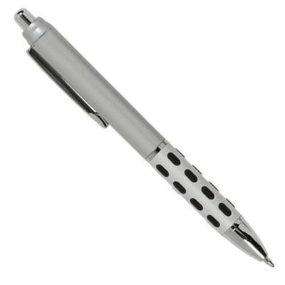 Branded Promotional MORRIS PEN in Silver Pen From Concept Incentives.