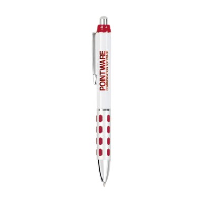 Branded Promotional MORRIS PEN in Red Pen From Concept Incentives.