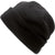 Branded Promotional FLEECE BEANIE HAT in Black Hat From Concept Incentives.