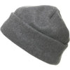 Branded Promotional FLEECE BEANIE HAT in Grey Hat From Concept Incentives.