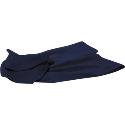 Branded Promotional FLEECE SCARF in Blue Scarf From Concept Incentives.