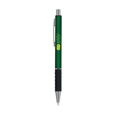 Branded Promotional SLIM WRITE BALL PEN in Green Pen From Concept Incentives.