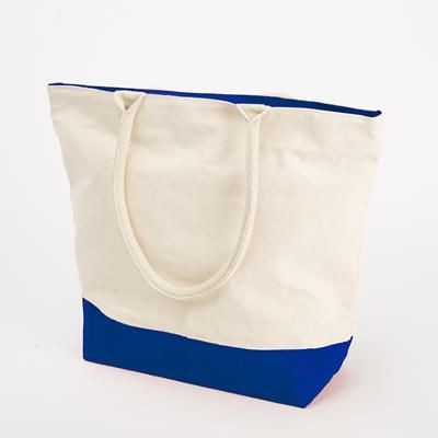 Branded Promotional BEACH BAG with Colour Zip Beach Bag From Concept Incentives.
