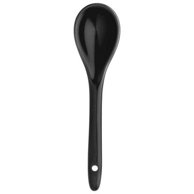 Branded Promotional LIVINGSTON SPOON in Black Spoon From Concept Incentives.
